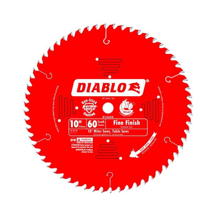 Diablo Tools 10 in. x 60 Tooth Fine Finish Saw Blade