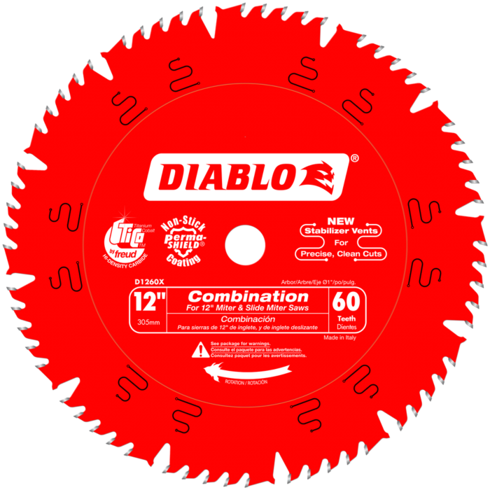 Diablo Tools 12 in. x 60 Tooth Combination Saw Blade