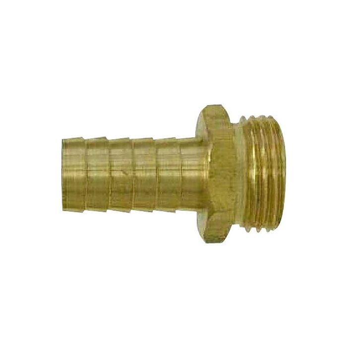 Brass Hose Adapter 3/4" MGH x 5/8" Barb
