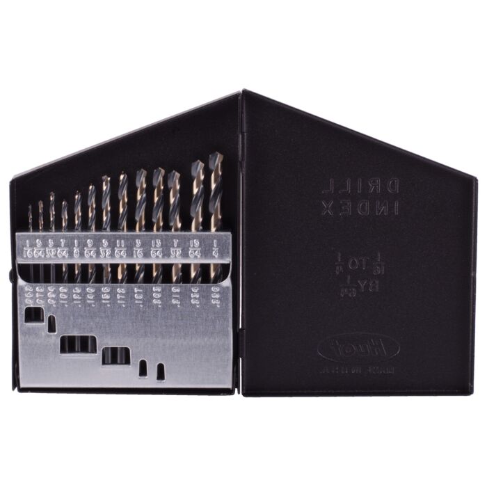 Drillco 13PC NITRO DRILL BIT SET 1/16-1/4 BY 64ths