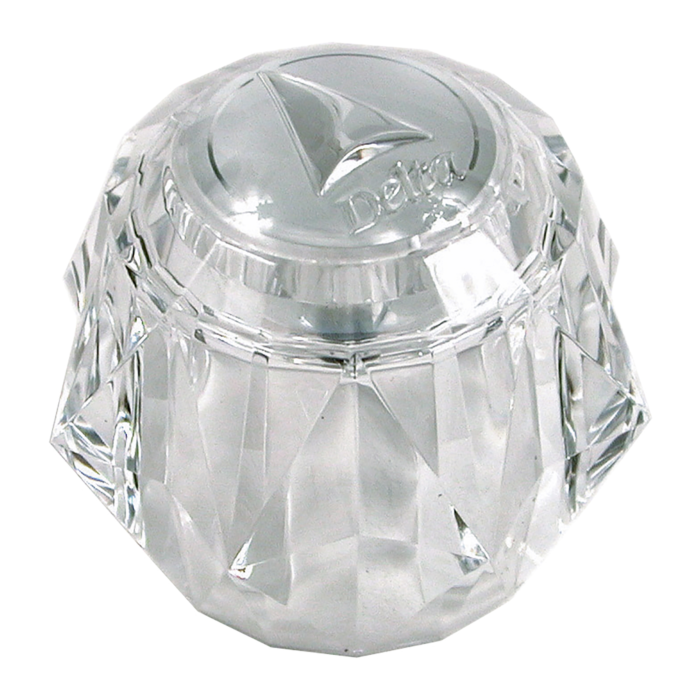 Delta Faucet Faucet Handle for Delta in Clear Acrylic