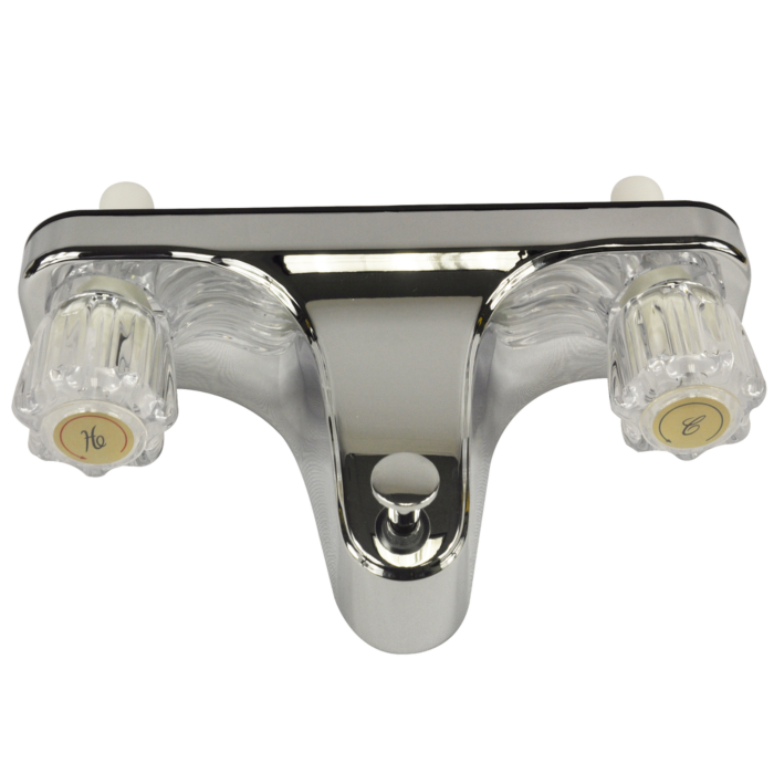 Danco 8 in. Mobile Home Off-Set Style Tub/Shower Faucet with Knob Handles in Chrome