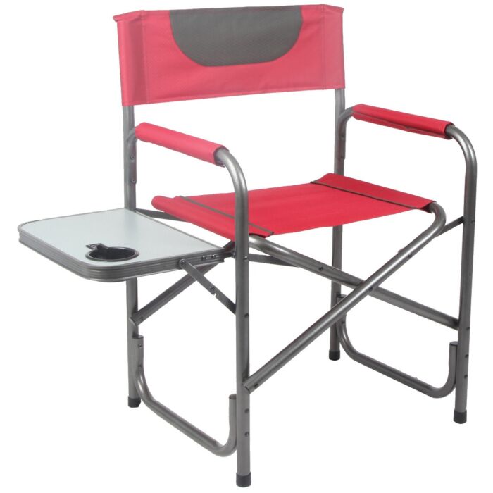 Seasonal Trends Polyester Director Chair w/ Side Table