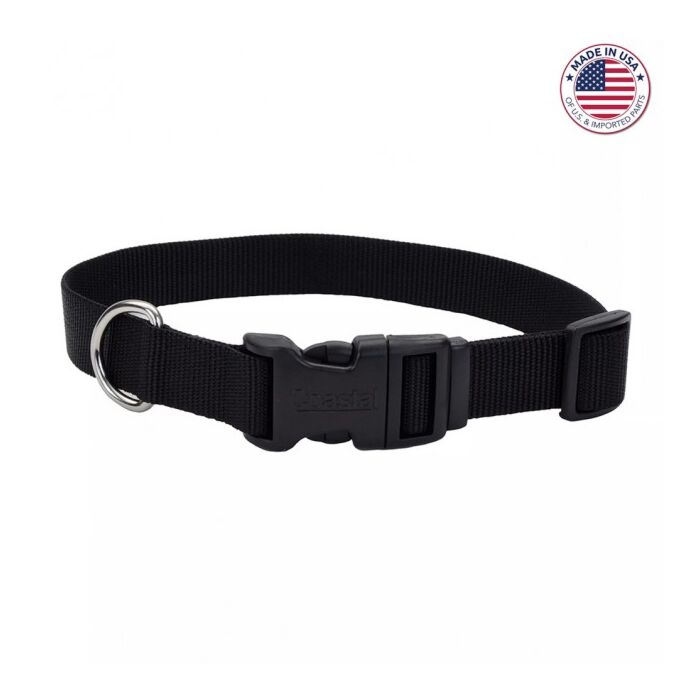 Coastal Pet Dog Collar 3/8"x 8-12" Black