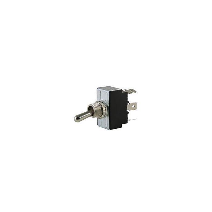 DC DPDT On-Off-On Sealed Toggle Switch, Flat Terminal