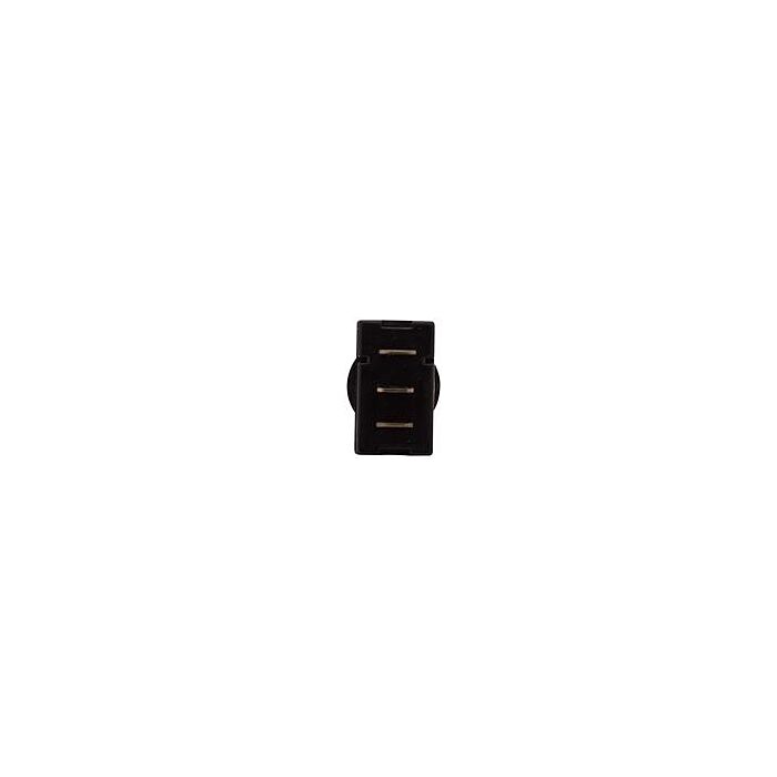 DC SPST ON-OFF Blue Illuminated Toggle Switch, DC Rated Only