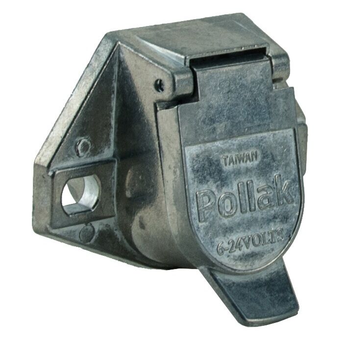 DC Del City DC 73735 Female Metal 7 Flat Trailer Connector