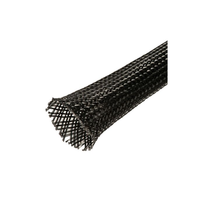 DC® Polyethylene Terephthalate Black3/8 in Inside Standard Expandable Sleeving