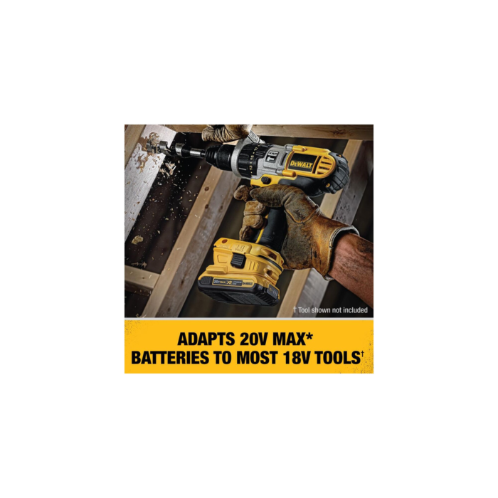 Dewalt 20V MAX* Battery Adapter Kit for 18V Tools