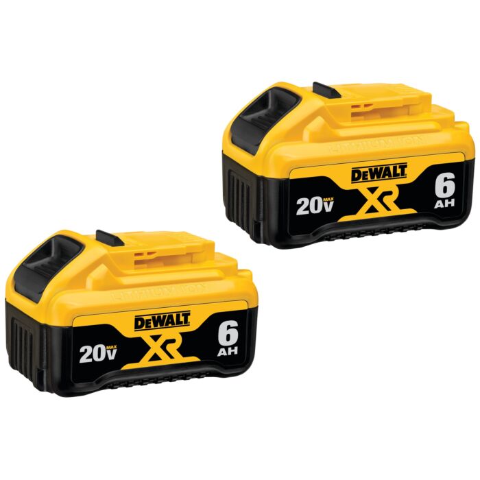DEWALT 20V MAX* 6.0 Ah Premium Battery (2pk)