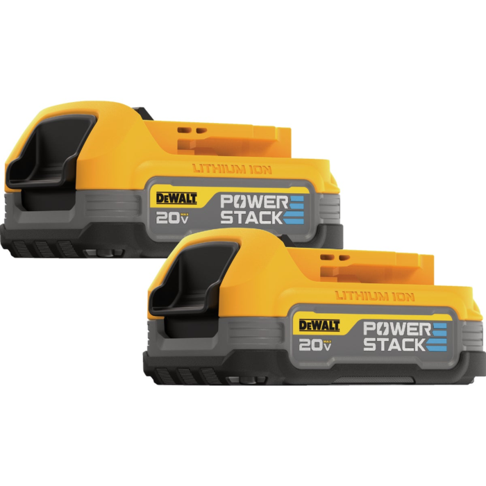 DEWALT 20V MAX* XR POWERSTACK 1.7 Ah Compact Battery (2pk)