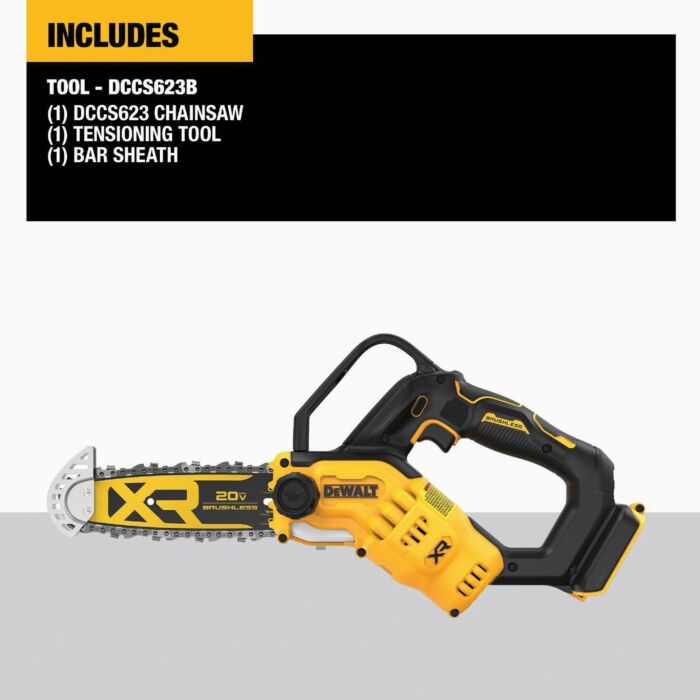 Dewalt 20V MAX 8 in. Cordless Pruning Chainsaw (Bare Tool)