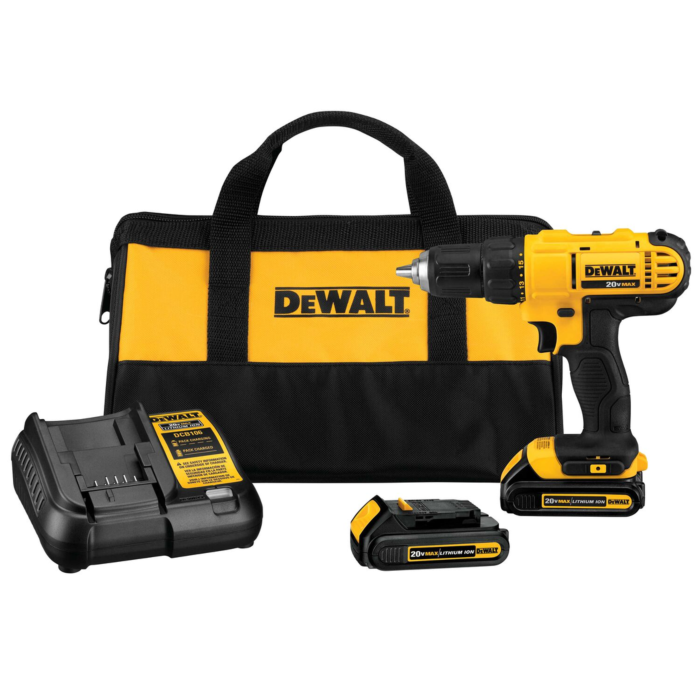 DEWALT 20V MAX* XTREME Cordless Brushless 1/2 in Drill Driver Kit (2) Lithium Ion Batteries with Charger
