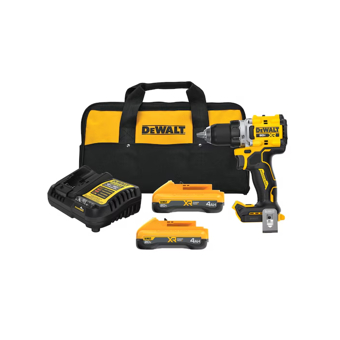 DEWALT 20V MAX* XR® Brushless Cordless 1/2 in. Drill/Driver Kit With DEWALT POWERPACK™ Batteries
