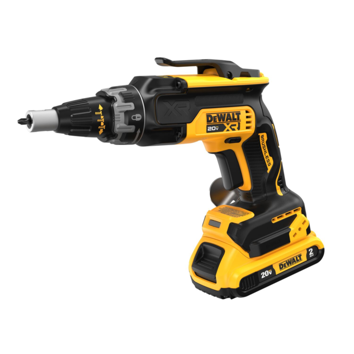 DEWALT 20V MAX* XTREME Cordless Brushless Drywall Screwgun Kit (2) Lithium Ion Batteries with Charger