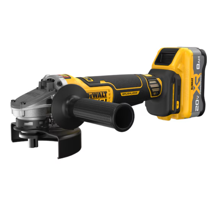 Dewalt 20V MAX* XR Brushless Cordless 4-1/2 In. - 5 In. Angle Grinder Kit With XR POWERPACK