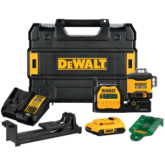 Dewalt DEWALT 20V MAX* XR 3 x 360 Green Laser (Kit)