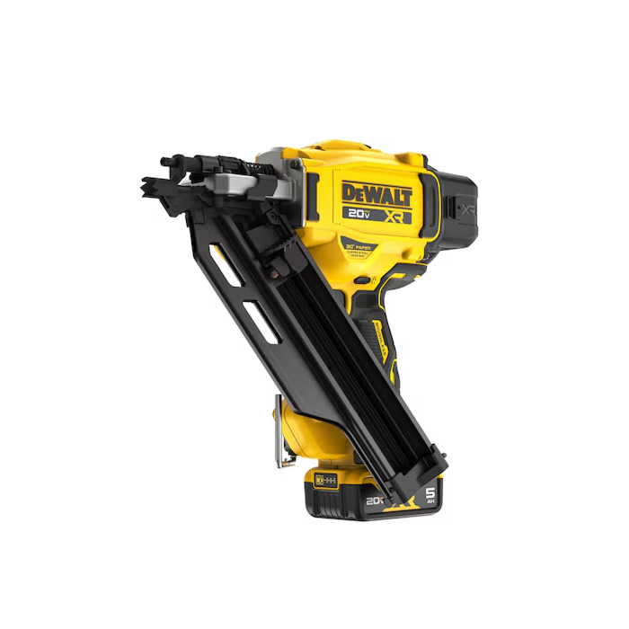 DEWALT 20V MAX 30° Paper Tape Framing Nailer Kit