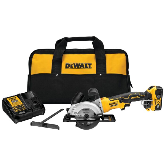 Dewalt DEWALT ATOMIC 20V MAX* Brushless Cordless 4-1/2 in. Circular Saw Kit
