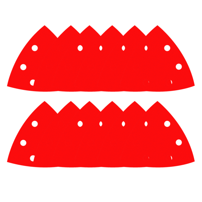 Diablo Tools 3-3/4" Oscillating Detail Triangle Sanding Sheet Assorted Pk