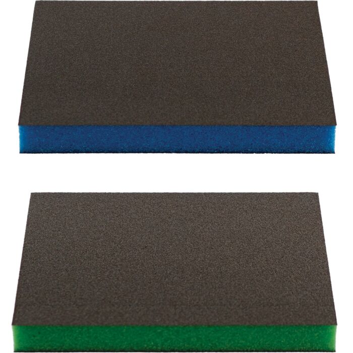 Diablo Tools Diablo ULTRAflex 5 In. x 4 In. 180/220 Grit Ultra Fine/Micro Fine Sanding Sponge Assortment (6-Pack)