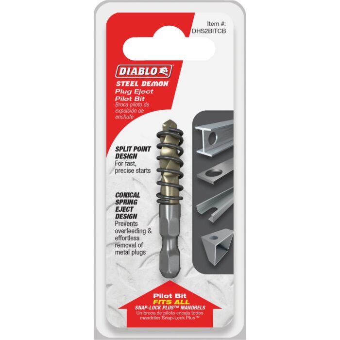 Diablo Tools Diablo Steel Demon Carbide Teeth Hole Cutter Plug Eject Pilot Drill Bit