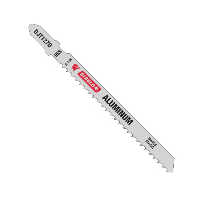 Diablo Tools T-Shank 8 TPI Steel Jig Saw Blade for Aluminum (5pk) 4 in.