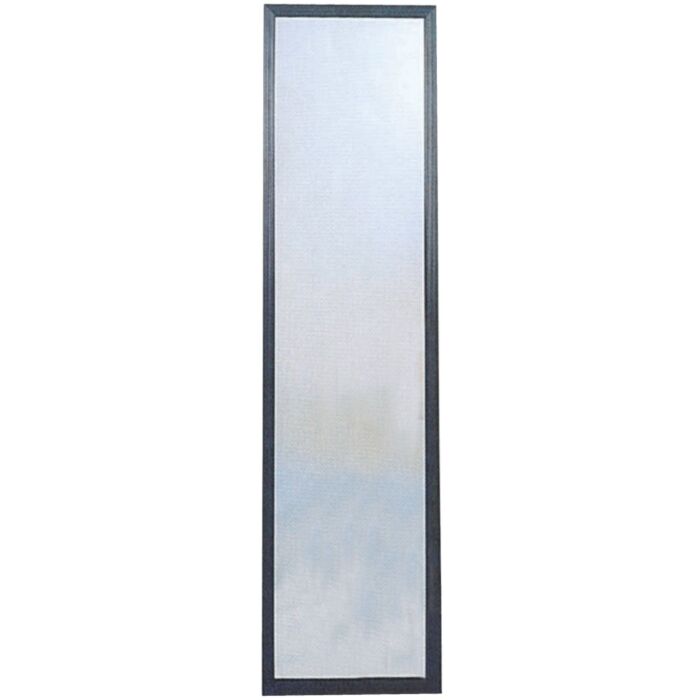 Home Decor Innovations Suave 13 In. x 49 In. Black Plastic Door Mirror
