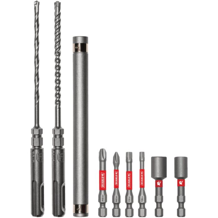 Diablo Concrete Anchor Drive Installation Set (9-Piece)