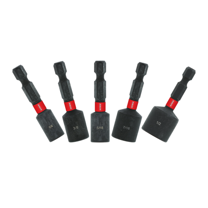 Diablo Tools 1-7/8 in. Magnetic Nut Setter Assorted Pack (5-Piece)