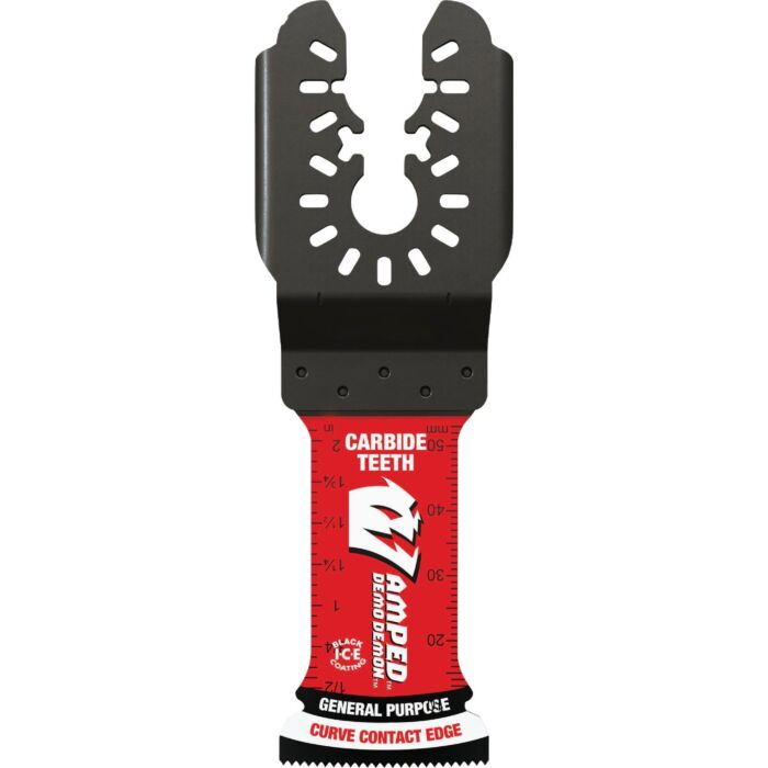 Diablo Tools AMPED™ Demo Demon™ Universal Fit Carbide Teeth Oscillating Blade for General Purpose Cuts (3pk) 1-1/4 in. x 2-1/8 in.