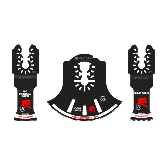 Diablo Tools 3 pc Universal Fit Bi-Metal Oscillating Blade Set (3-Piece)