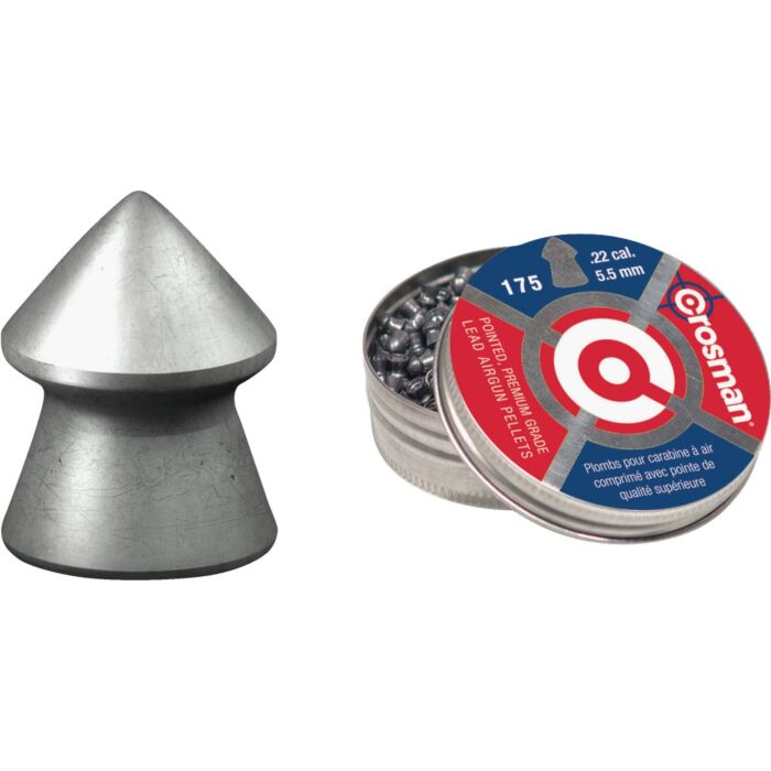 Crosman Pointed Pellet Ammunition (175pk) .22 Cal.