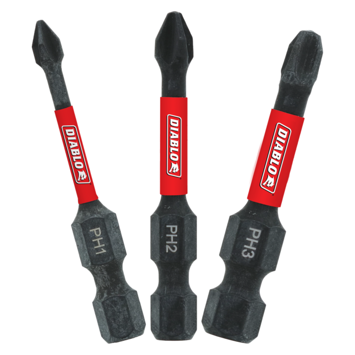 Diablo Tools 2 in. Phillips Drive Bit Assorted Pack (3-Piece)