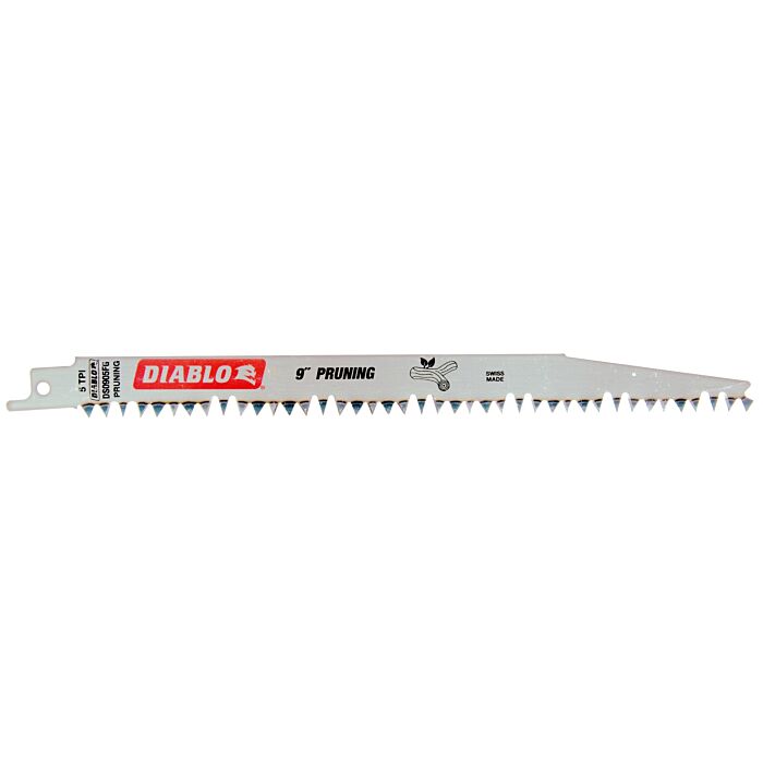 Diablo Tools Fleam Ground Recip Blade for Pruning (5pk) 9 in.