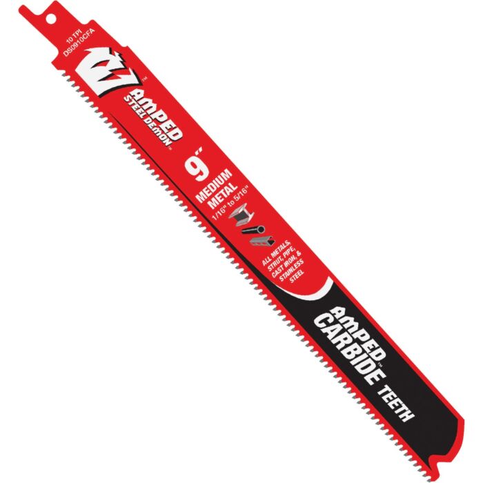 Diablo Tools Steel Demon 9 In. Medium (1/16 in. - 5/16 in.) Metal Reciprocating Saw Blade (3pk)