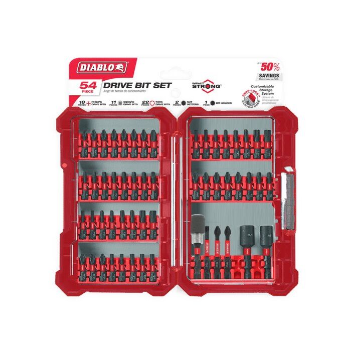 Diablo Tools 54 pc Screwdriving Set (54-Piece)