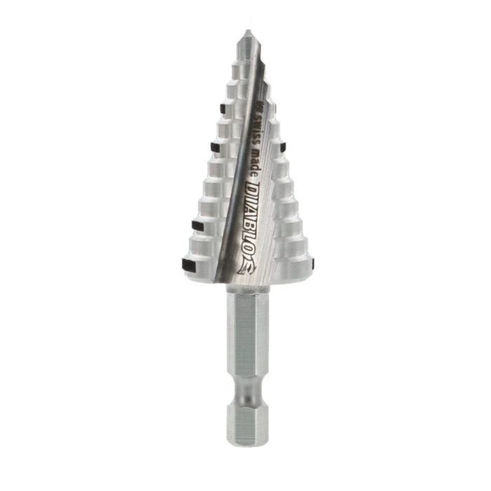 Diablo Tools 3/8 in. - 7/8 in. Impact Step Drill Bit (12 Steps)