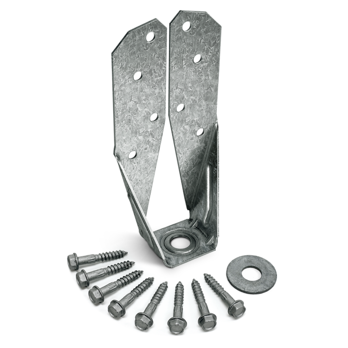 Simpson Strong-Tie DTT2Z® ZMAX® Galvanized Deck Tension Tie for 2x w/1-1/2 in. SDS Screws