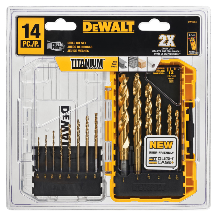 Dewalt IMPACT READY Titanium Nitride-Coating Drill Bit Sets w