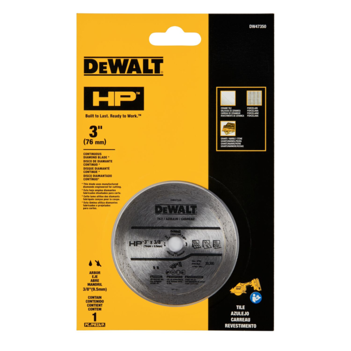 DEWALT 3 in. Continuous HP Tile