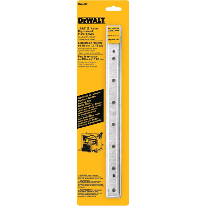 Dewalt Disposable Reversible Planer Knives - 12-1/2 in.