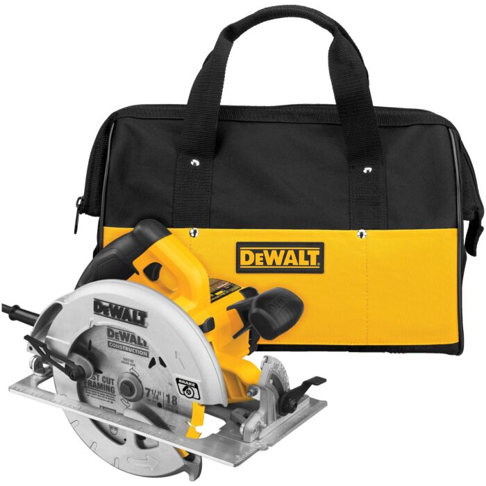 Dewalt DEWALT 7-1/4-Inch Circular Saw with Electric Brake, 15-Amp, Corded