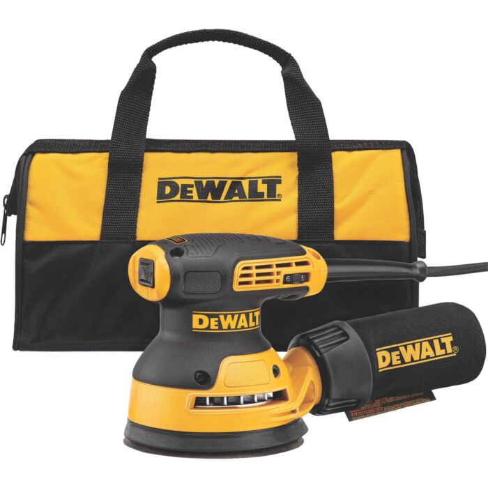 DEWALT 5 in. Variable Speed Random Orbit Sander Kit - H&L Pad