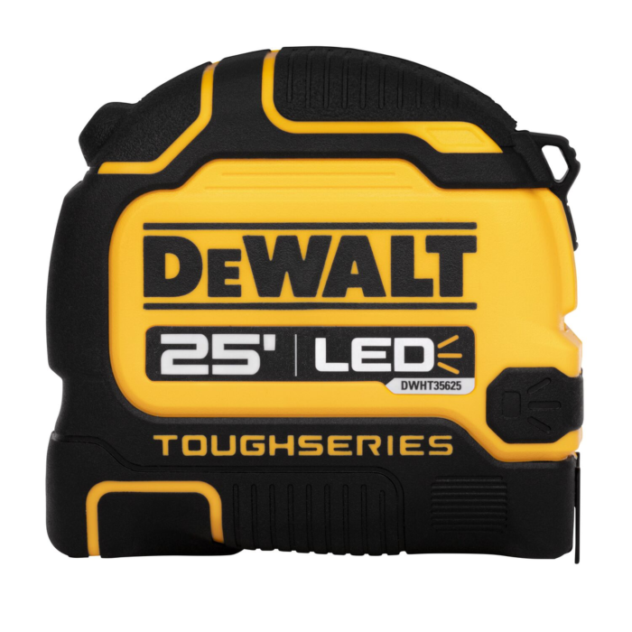 DEWALT TOUGHSERIES 25 FT Lighted Tape Measure