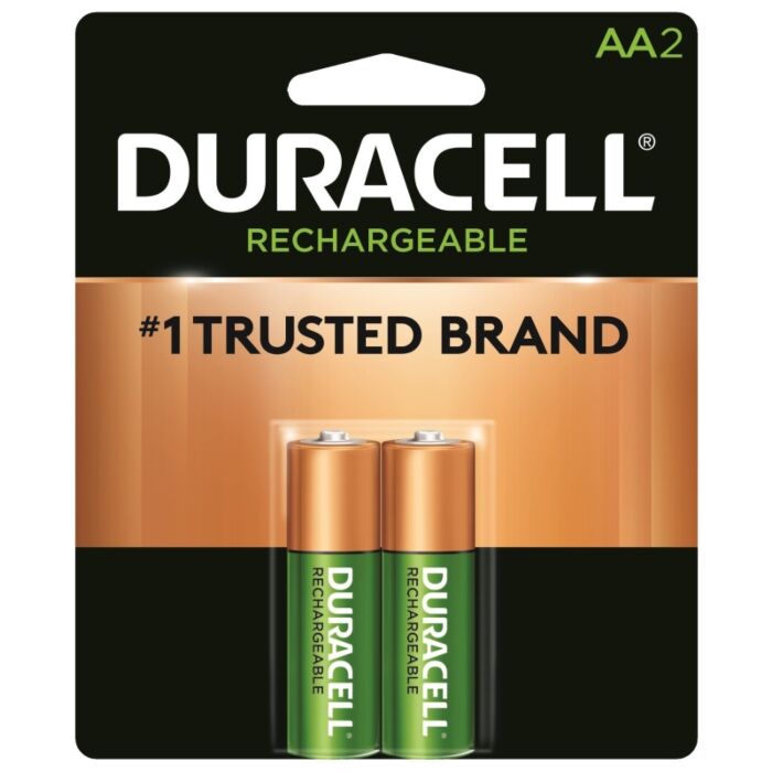 Duracell AA NiMH Rechargeable Battery (2 Pack)