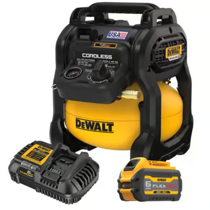 DEWALT Portable 20V Cordless Air Compressor (Kit) 2.5 gal