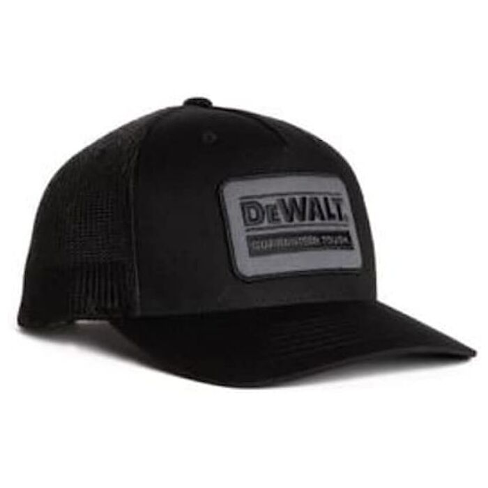 DEWALT Dewalt Trucker Hat Black w/Black