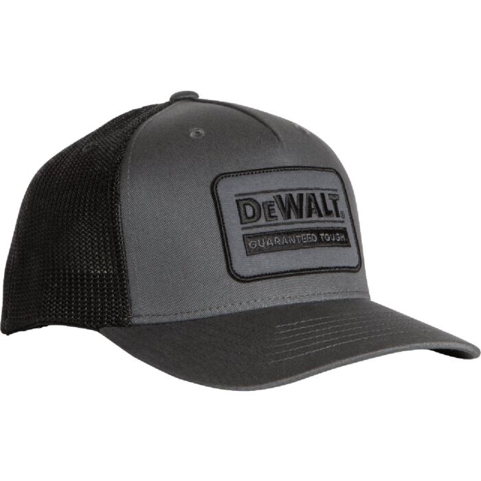 DEWALT Oakdale Gray Patch & Black Mesh Trucker Hat DEWALT Oakdale Gray Patch & Black Mesh Trucker Hat