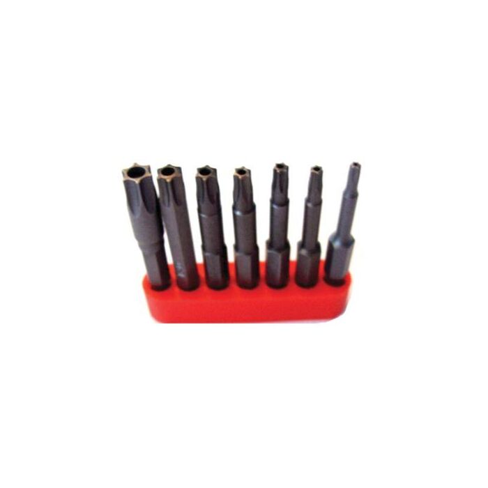 Enkay 7 Pieces 2 in L 1/4 in Tamper Proof Torque Screwdriver Bit Set